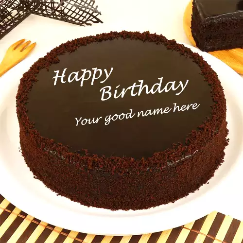 Chocolate Cake With Name